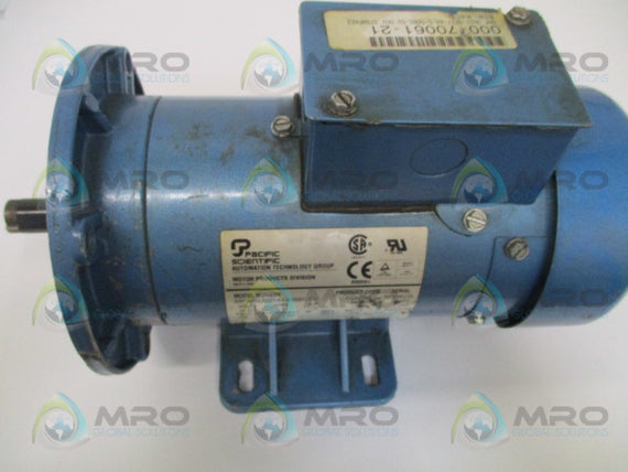 PACIFIC SCIENTIFIC SRF3632-5227-84-5-56BC-CU MOTOR 1/2H.P. 1750 RPM *USED*