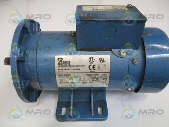 PACIFIC SCIENTIFIC SRF3632-5227-84-5-56BC-CU MOTOR 1/2H.P. 1750 RPM *USED*