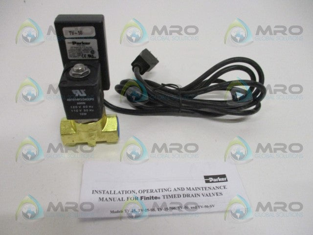 PARKER TV-50 TIMED DRAIN VALVE *NEW IN BOX*