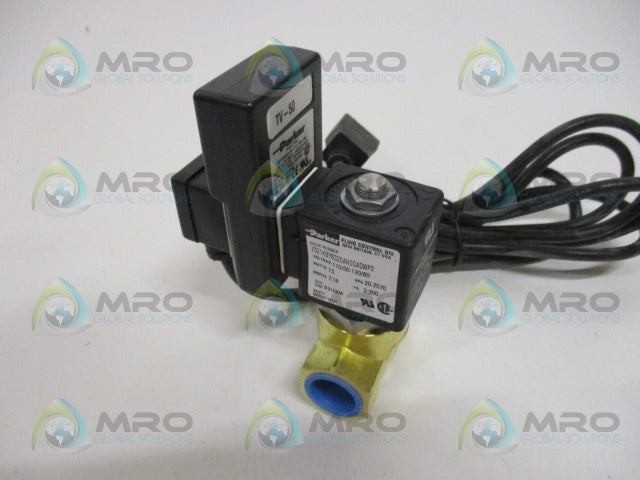 PARKER TV-50 TIMED DRAIN VALVE *NEW IN BOX*