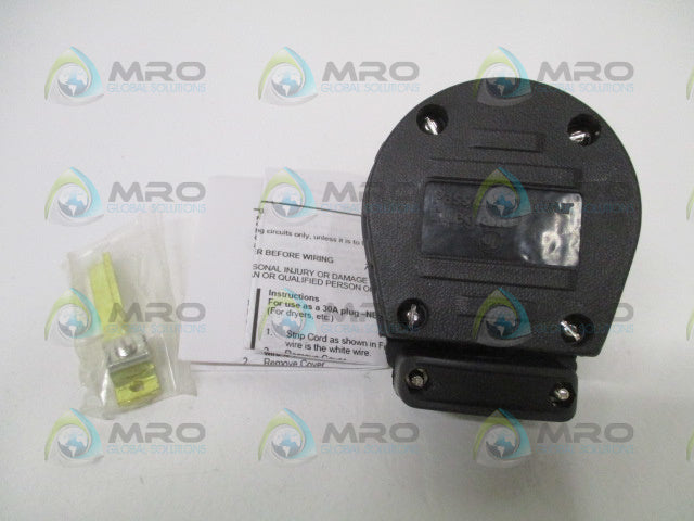 PASS & SEYMOUR 3861 ANGLE PLUG *NEW IN BOX*