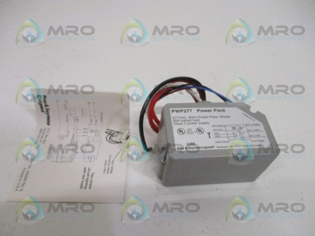 PASS & SEYMOUR PWP277 POWER PACK 277VAC *NEW IN BOX*
