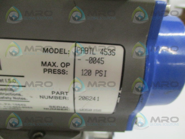 PBM PABTL453S-0045 PNEUMATIC ACTUATOR *NEW NO BOX*