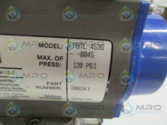 PBM PABTL453S-0045 PNEUMATIC ACTUATOR *NEW NO BOX*