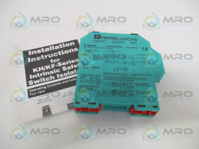 PEPPERL+FUCHS KHA5-SR2-Ex2.W INTRINSIC SAFETY SWITCH ISOLATOR *NEW IN BOX*