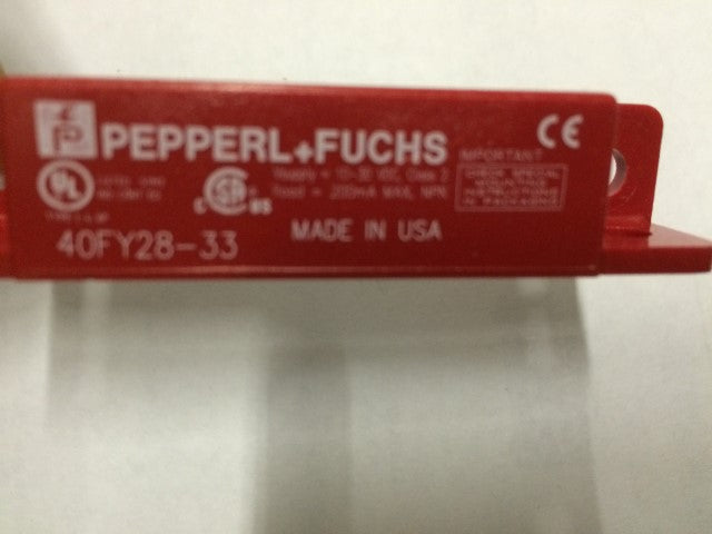 PEPPERL+FUCHS 40FY28-33 *NEW*