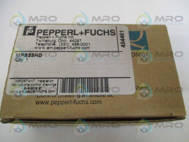 PEPPERL+FUCHS MPS33HD PHOTOELECTRIC SENSOR *NEW IN BOX*