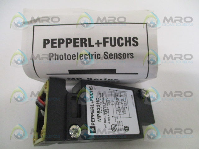 PEPPERL+FUCHS MPS33HD PHOTOELECTRIC SENSOR *NEW IN BOX*