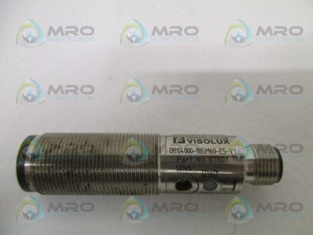 PEPPERL+FUCHS VISOLUX OBS4000-18GM60-E5-V1 RETROREFLECTIVE SENSOR *NEW NO BOX*