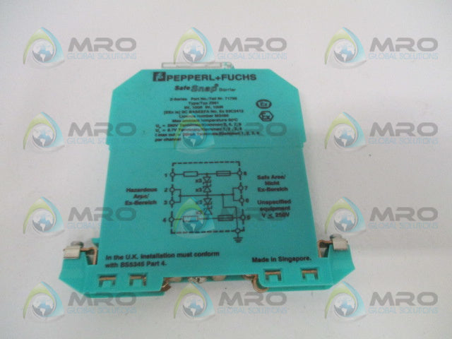PEPPERL+FUCHS Z961 SAFE SNAP BARRIER *NEW IN BOX*