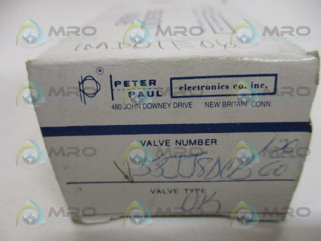 PETER PAUL 53JJ8DCB SOLENOID VALVE 120V *NEW IN BOX*