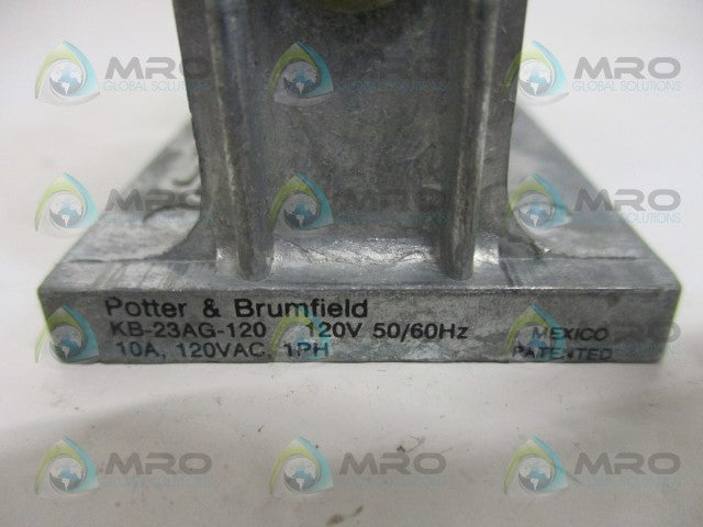 POTTER & BRUMFIELD KB-23AG-120 ELECTROMECHANICAL RELAY *NEW IN BOX*