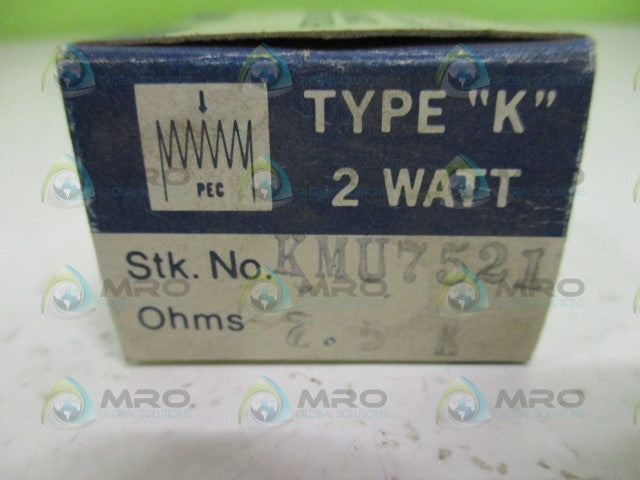 PRECISION ELECTRONICS KMU7521 RV4NAYSD752A POTENTIOMETER 7.5K OHMS *NEW IN BOX*