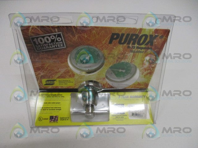ESAB PUROX 21524 R-72-75-540 OXYGEN REGULATOR *NEW IN ORIGINAL PACKAGE*