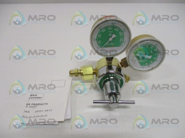ESAB PUROX 21524 R-72-75-540 OXYGEN REGULATOR *NEW IN ORIGINAL PACKAGE*