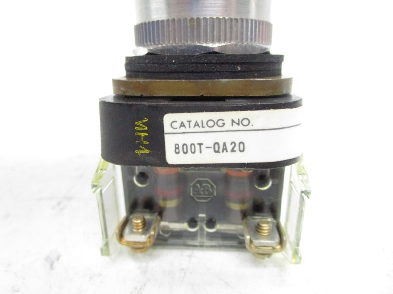 ALLEN BRADLEY 800T-QA20 SER. N 240VAC (AS PICTURED) NSNP