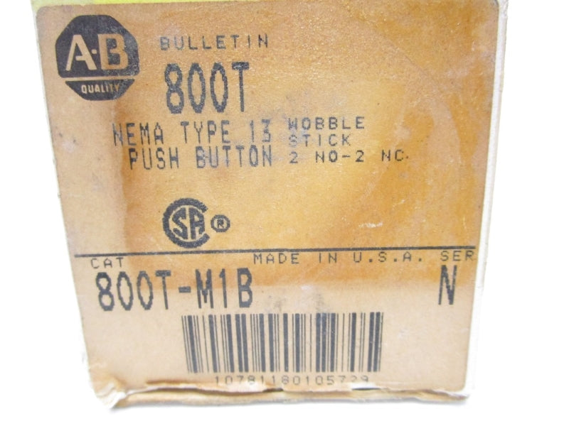 ALLEN BRADLEY 800T-M1B SER. N (BK/YL) NSMP