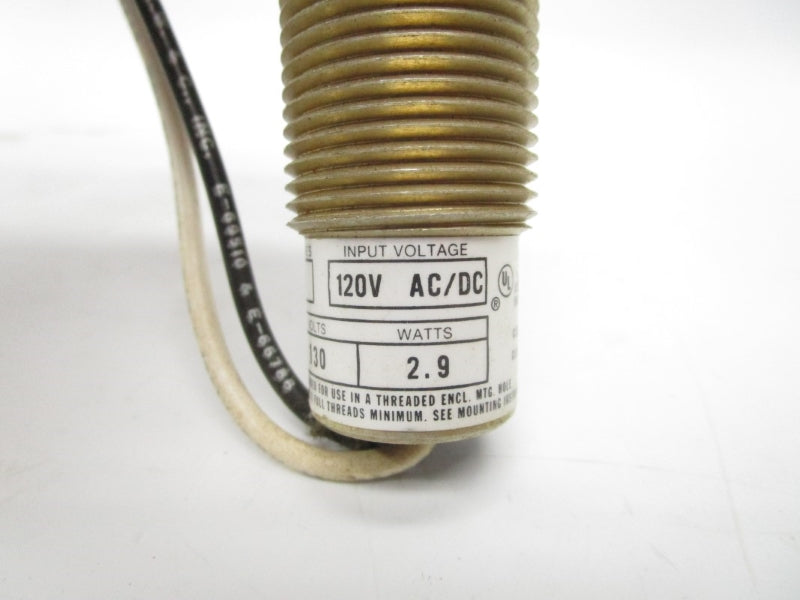 ALLEN BRADLEY 800H-LP10R SER. C 120VAC (WH) NSMP