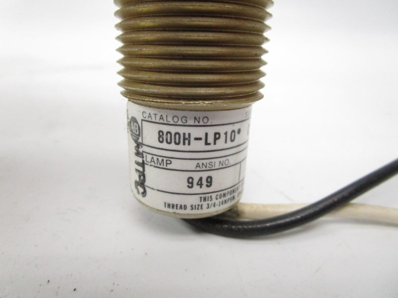 ALLEN BRADLEY 800H-LP10R SER. C 120VAC (WH) NSMP