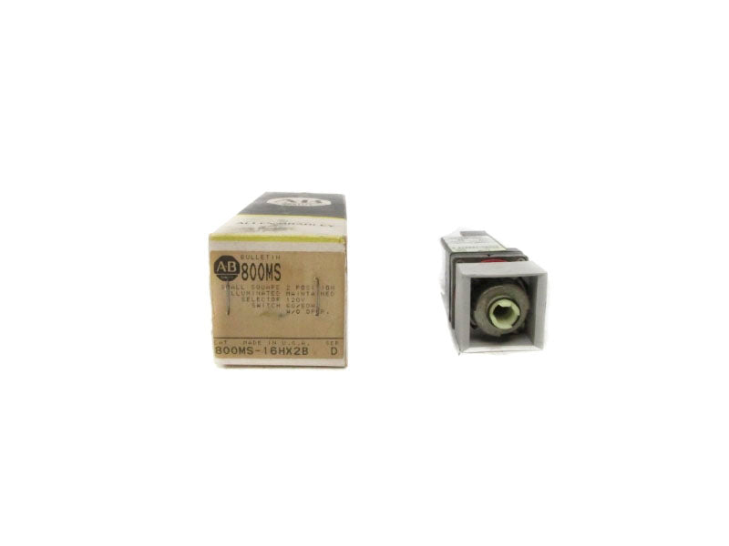 ALLEN BRADLEY 800MS-16HX2B SER. D 120V (BK/YL) NSMP