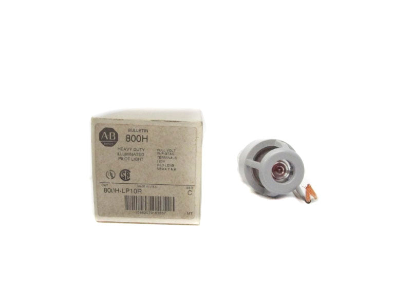 ALLEN BRADLEY 800H-LP10R SER. C 120VAC/DC (WH) NSMP