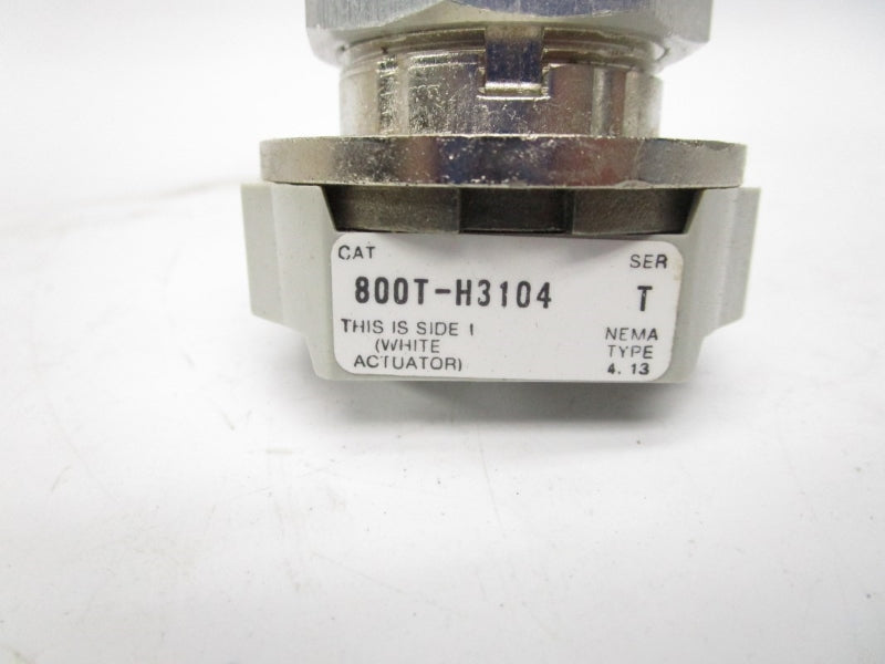 ALLEN BRADLEY 800T-H3104 SER. T (WH) NSMP
