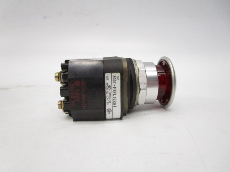 ALLEN BRADLEY 800T-FXPL16RA1 SER. T 120V (GY/BL) (AS PICTURED) NSMP