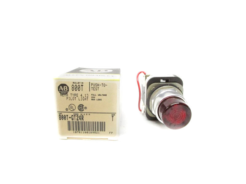ALLEN BRADLEY 800T-QT24R SER. T 24VAC/DC (BK/YL) NSMP