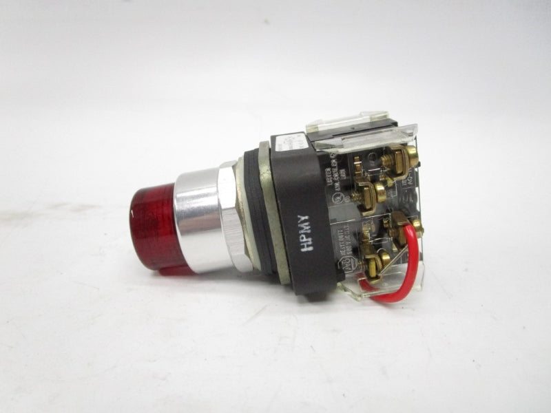 ALLEN BRADLEY 800T-QT24R SER. T 24VAC/DC (BK/YL) NSMP