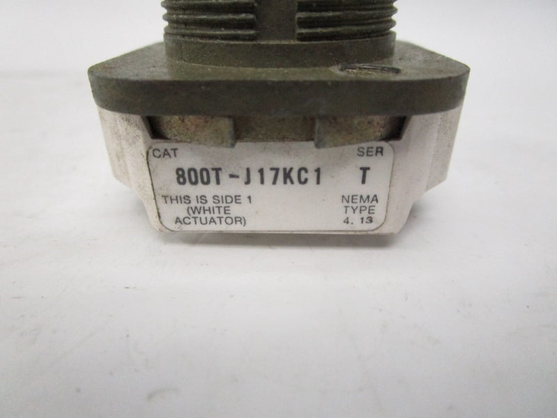 ALLEN BRADLEY 800T-J17KC1 SER. T (AS PICTURED) UNMP