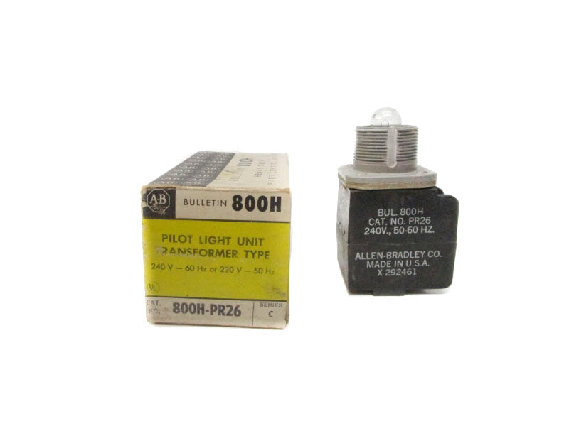 ALLEN BRADLEY 800H-PR26 SER. C 240V (BK/YL) NSMP