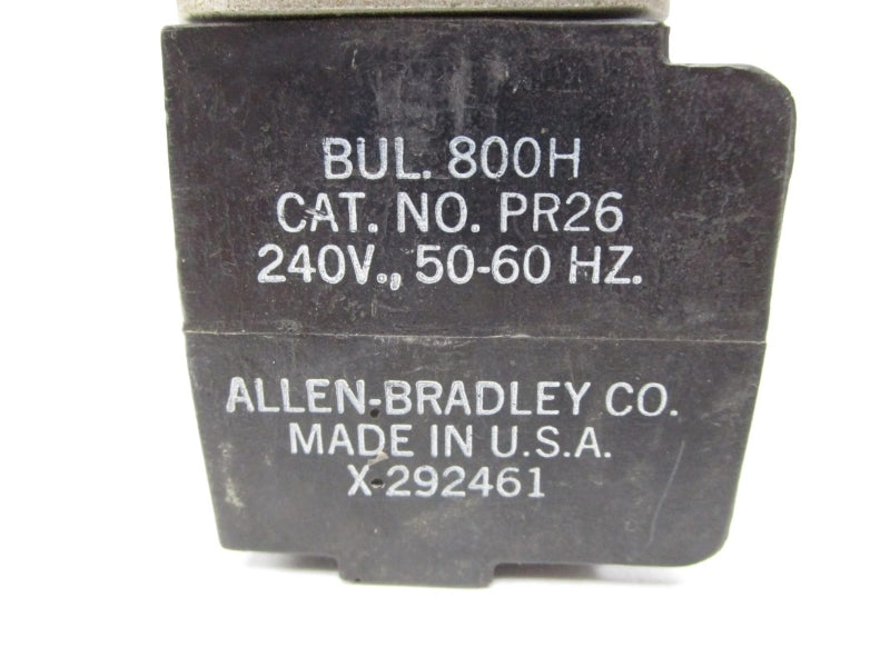 ALLEN BRADLEY 800H-PR26 SER. C 240V (BK/YL) NSMP