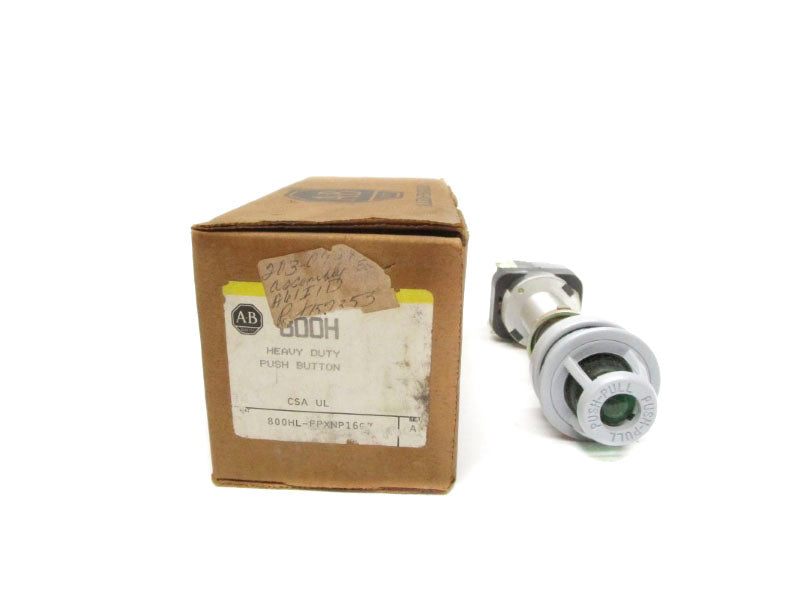ALLEN BRADLEY 800HL-FPXNP16G7 SER. A 120V (BR/YL) NSMP