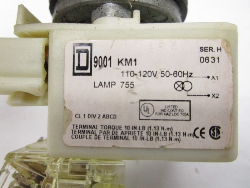 SQUARE D 9001KM1 SER. H 110-120V UNMP