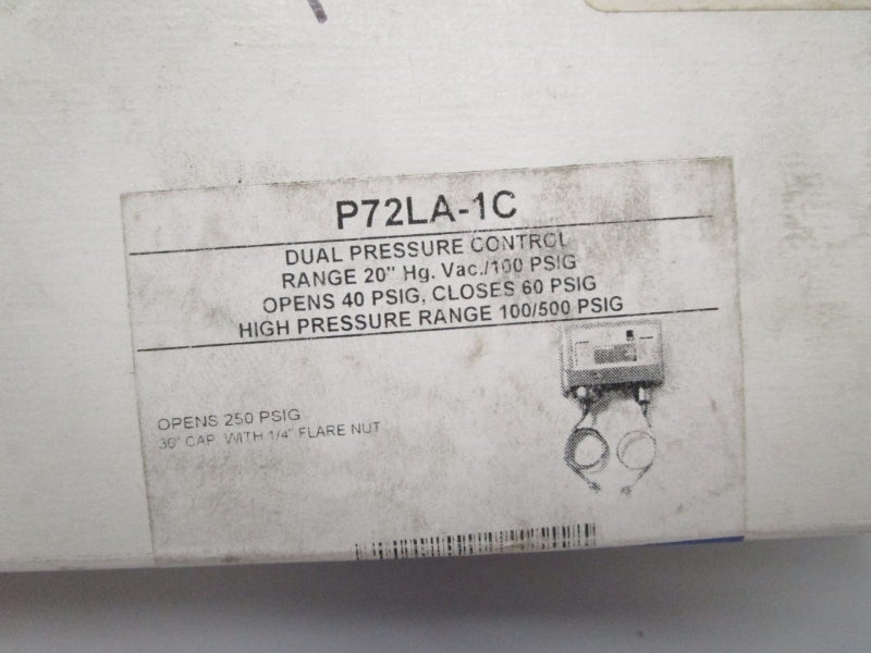JOHNSON CONTROLS P72LA-1C 500PSI NSMP