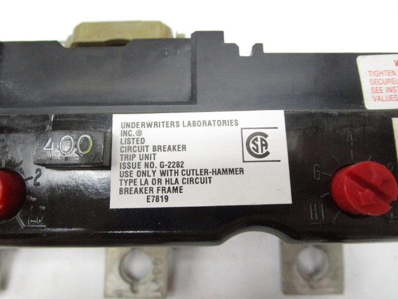CUTLER HAMMER HLA3400T 400A NSMP