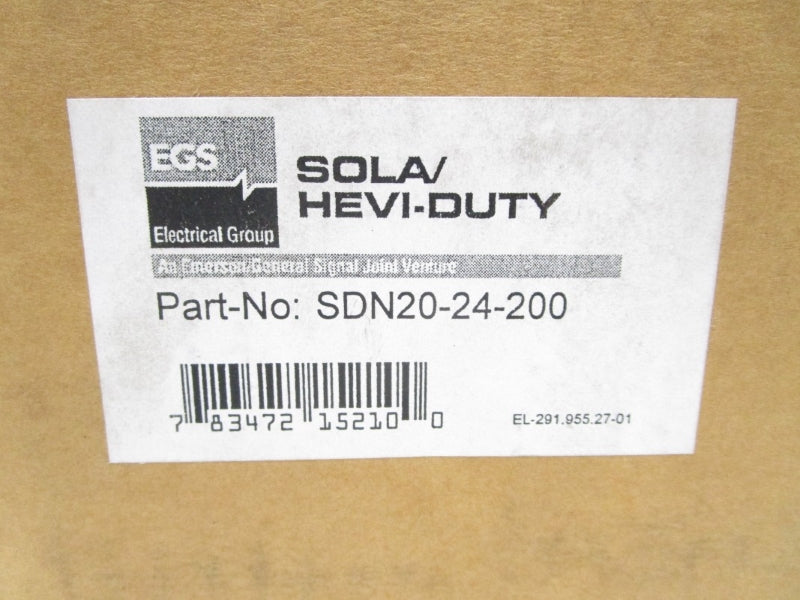 SOLA SDN20-24-200 24VDC 20A NSMP