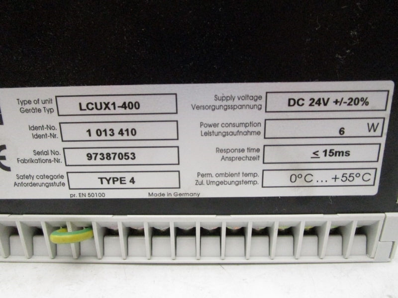 SICK LCUX1-400 1013410 24VDC NSNP