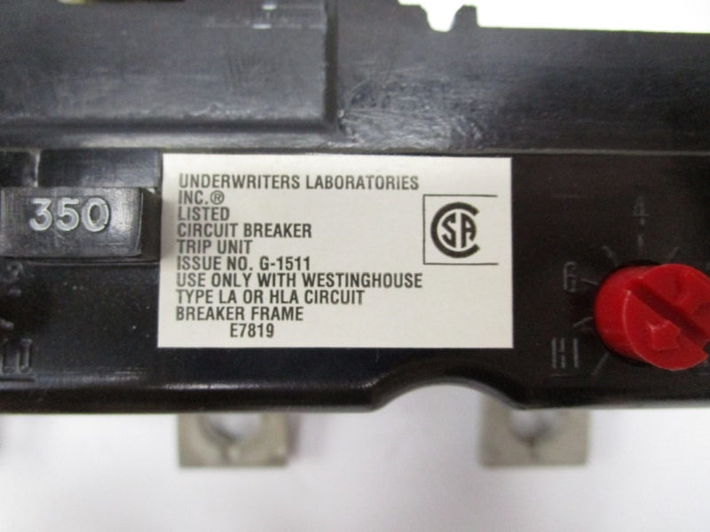 WESTINGHOUSE HLA3350T 350A NSMP
