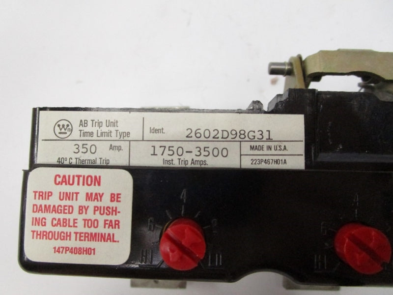 WESTINGHOUSE HLA3350T 350A NSMP