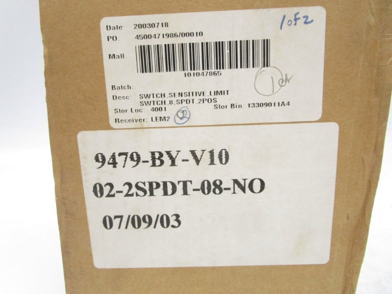 WESTLOCK CONTROLS 9479-BY-V10 9479 NSMP