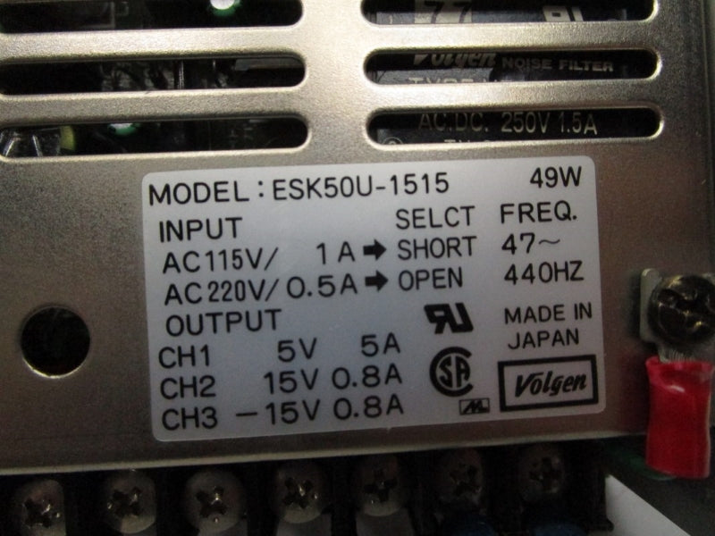 VOLGEN ESK5011-1515 15V 5A NSNP