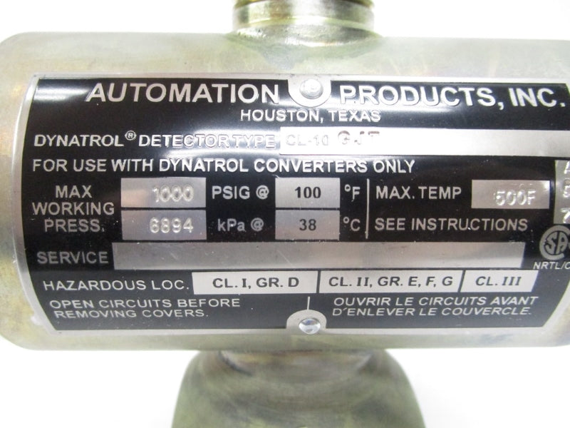 AUTOMATION PRODUCTS CL-10GJT 1000PSI NSMP