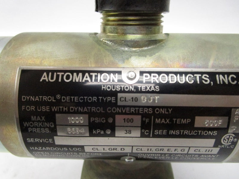 AUTOMATION PRODUCTS CL-10GJT 1000PSI NSMP