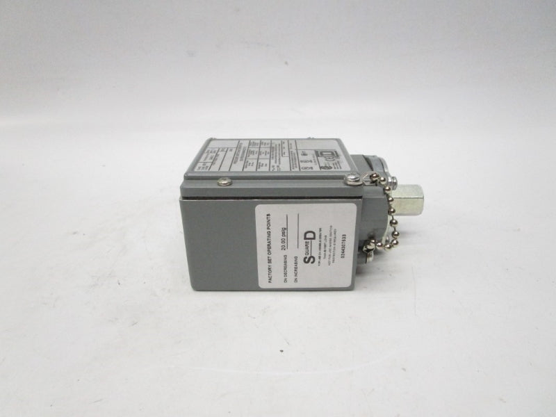 SQUARE D 9012GAW2 SER. C 1-40PSI NSMP