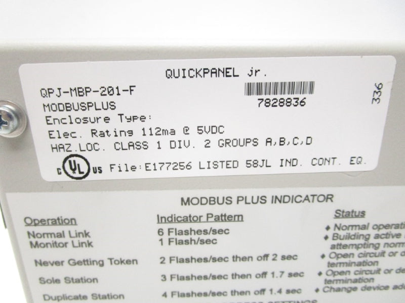 MODICON QPJ-MPB-201-F NSMP