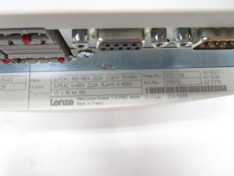 LENZE EVS9326-ES 13325139 0-400V 22.3A NSNP