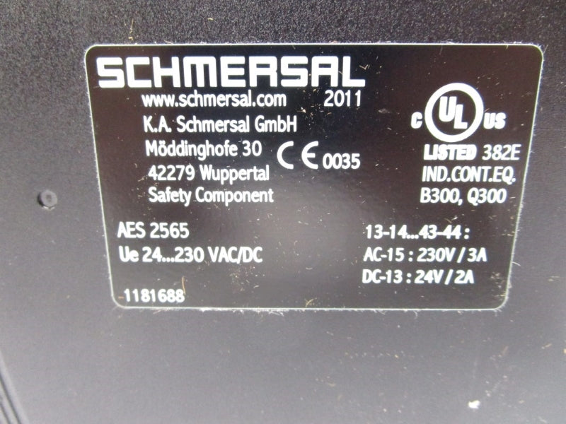 SCHMERSAL 1181688 AES2565 24-230VAC 3A NSMP