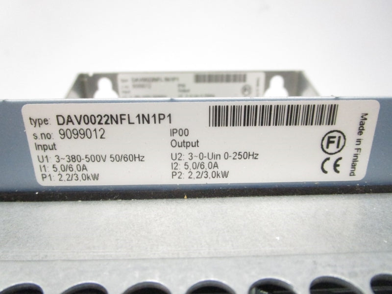 KONECRANKES DAV0022NFL1N1P1 500V 5A NSNP