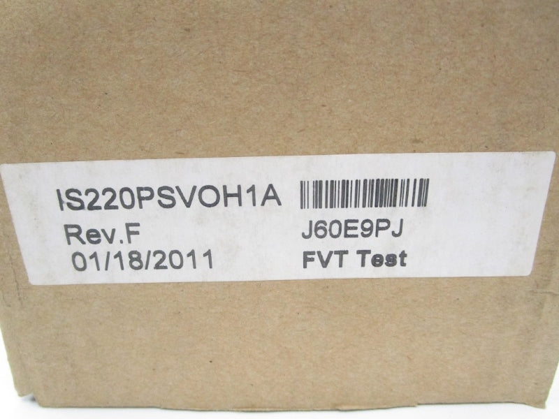 GENERAL ELECTRIC IS220PSVOH1A NSMP